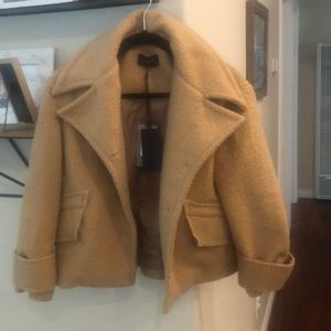 NWT Chepe Italy Camel Teddy Bear Coat
